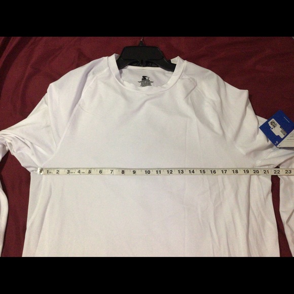 Starter Dri-Star White Long Sleeve Shirt. Size 2XL - Picture 5 of 9